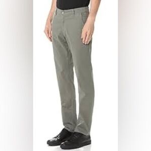AG Adriano Goldschmied Men's The Lux Khaki Tailored Trousers 33R